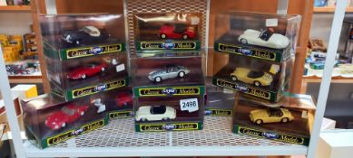 12 x Boxed Corgi Classics sports cars
