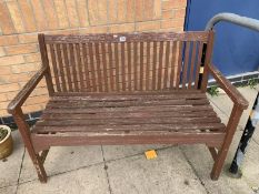 Wooden garden bench Approx 48inches wide
