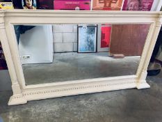 Large ornate mirror 63inch x 35 inch approx.
