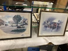 A set of 6 limited edition prints signed by artist Geoffrey R.Herick X & 2 other items