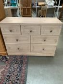 Large modern 3 over 4 chest of drawers