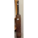 A vintage Jack Sharp LTD cricket bat