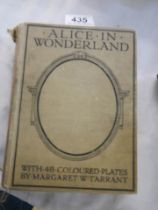 A mid 20th century copy of Alice in Wonderland with 48 colour plates.