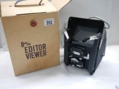 A boxed early 20th century 8mm editor viewer, looks unused.