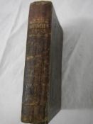 An early Victorian leather bound volume of 'The Works of Aristotle'.