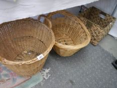 Three good sized baskets, COLLECT ONLY.