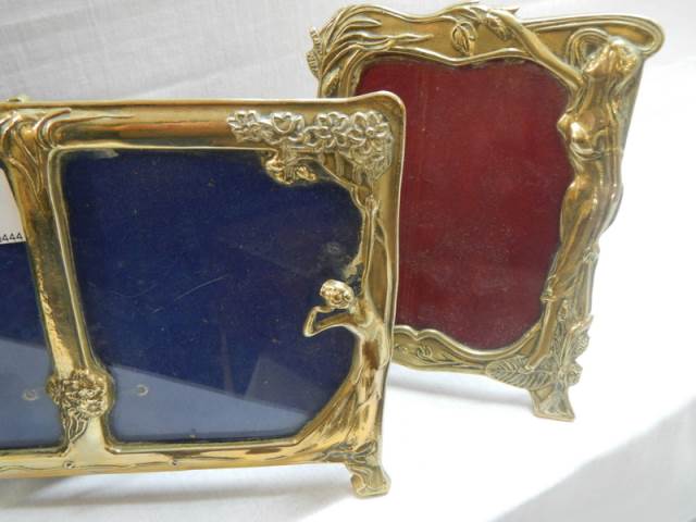 A quantity of brass photo frames. - Image 2 of 3
