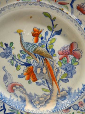 A hand painted Chinese plate. - Image 2 of 3