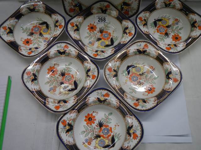 A Woods Burslem Grafton pattern fruit set. - Image 2 of 3