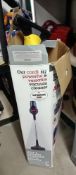 A Boxed Beldray cordless vacuum & Karcher steam cleaner
