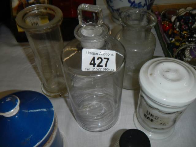 A quantity of chemist bottles etc., - Image 2 of 3