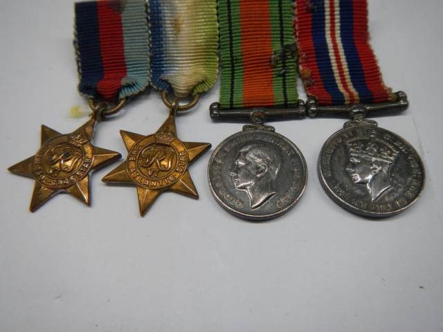 A set of four miniature WW2 medals. - Image 2 of 3