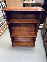 Small dark wood bookcase