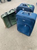 Collection of 3 suitcases