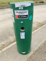 A Gledhill envirofoam copper cylinder 1500mm x 450mm As new