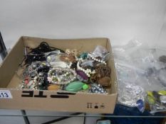 A mixed lot of costume jewellery some packaged.