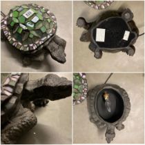 A Tiffany style Tortoise lamp