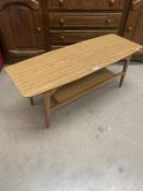 Small coffee table with shelf