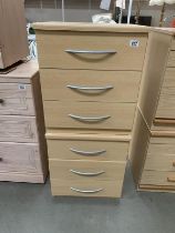 Two x 3 drawer Bedroom units
