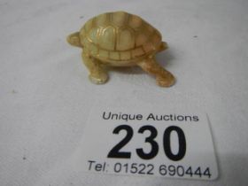 An early Royal Worcester tortoise (a/f chip to tail).