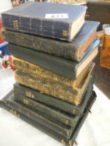 A quantity of old books including Bibles.
