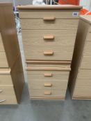 Two x 3 drawer Bedroom units