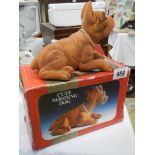 A vintage boxed 'Cute Nodding Dog'.