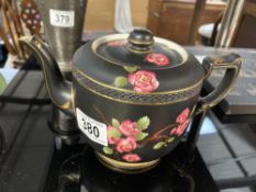 A Carlton ware decorative tea pot