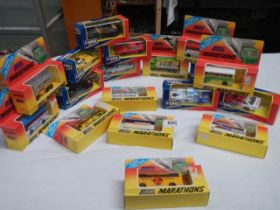 Eighteen boxed Lledo die cast models.