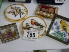 Three bird related plaques etc.,