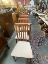 A set of 4 dining chairs