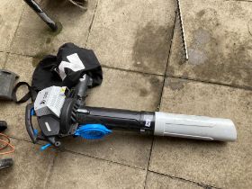 A Mac Allister petrol leaf blower