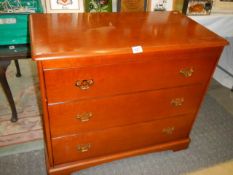 A good quality three drawer chest, COLLECT ONLY.