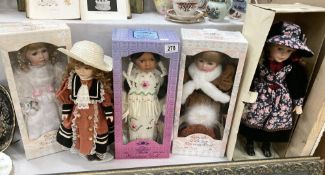 A collection of Leonardo & Valentina dolls