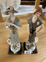 2 figures by Giuseppe Armani (Daisy of Rose) both signed