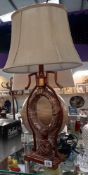 A lovely ornate table lamp COLLECT ONLY