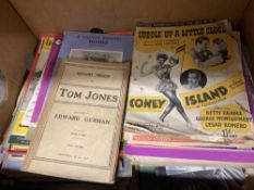 A good lot of sheet music from the shows and some classical