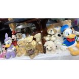 A good lot of plush Disney and other toys