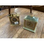 A Seiko carriage clock & Woodford carriage clock (Both battery)