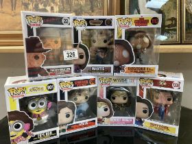 A quantity of Pop vinyls No's 22, 321, 901, 1206, 1113, 1245 & 1339