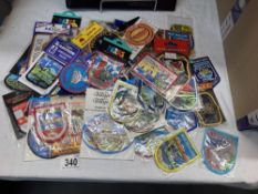 A collection of patch badges
