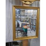 A good quality bevel edged gilt framed mirror,. COLLECT ONLY.