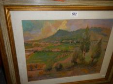 A gilt framed and glazed signed oil painting, COLLECT ONLY.