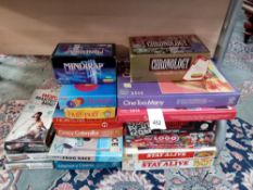 A quantity of board games, completeness unknown