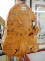 A tree style wall clock, COLLECT ONLY