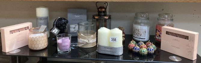A fabulous lot of new unused candles etc