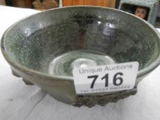 A studio pottery bowl.