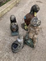 4 Garden ornaments