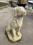 A life sized Labrador / Retriever dog garden ornament