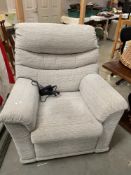 An electric recliner chair